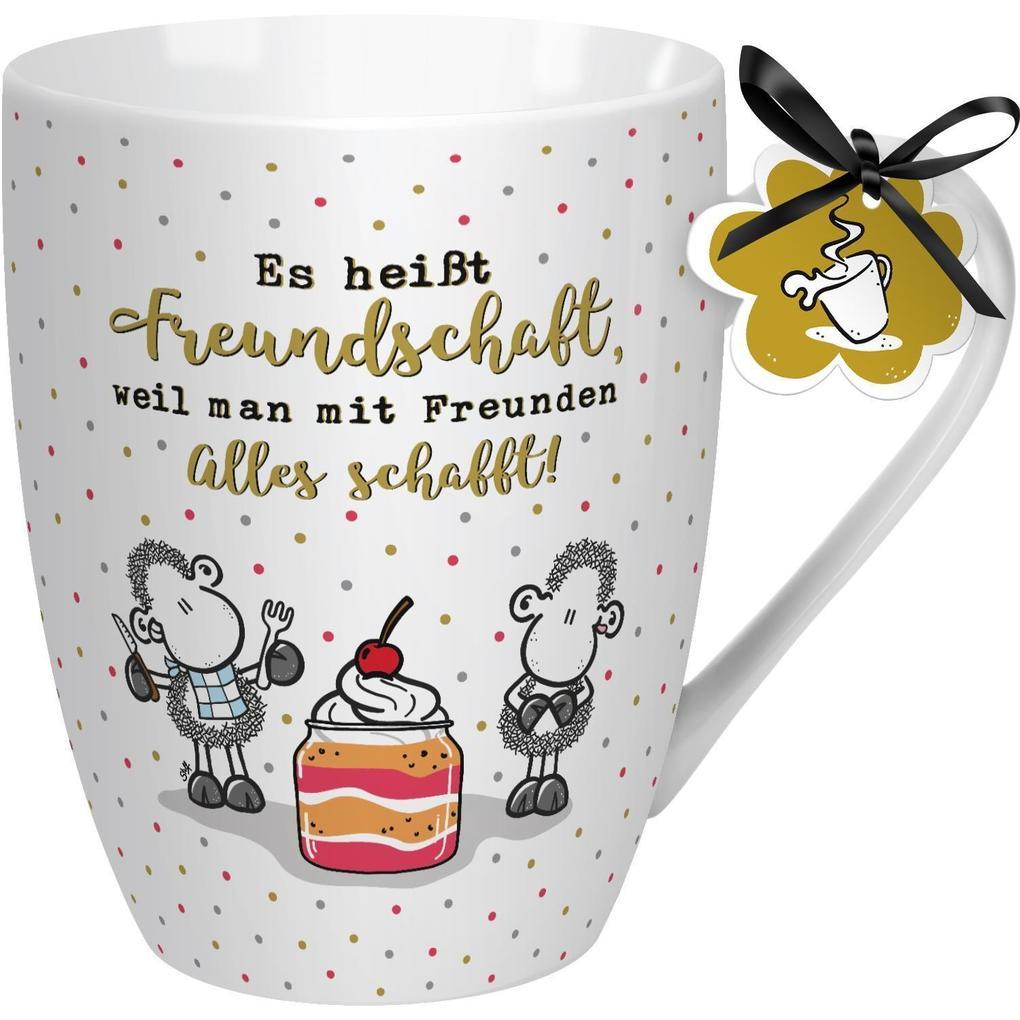 Lieblingstasse 59612 "Es heißt Freundschaft, weil man mit Freunden alles schafft"