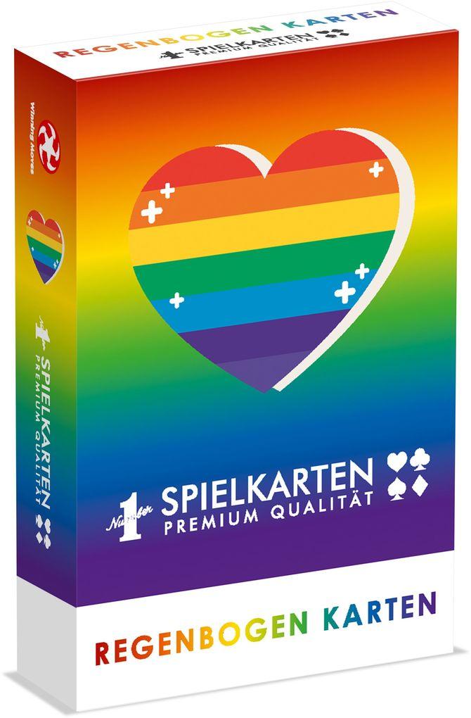 Winning Moves - Number 1 Spielkarten - Rainbow