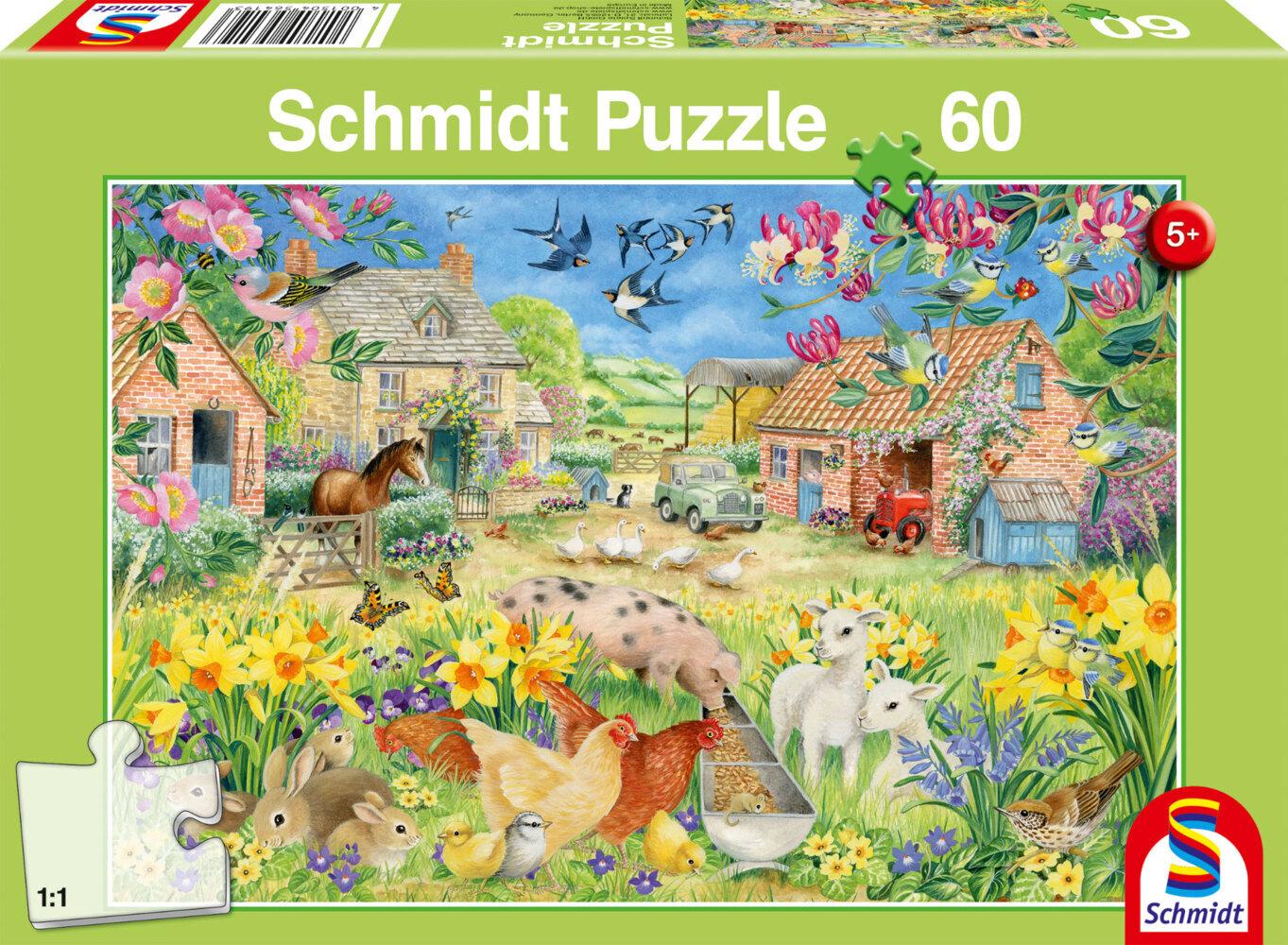 Mein kleiner Bauernhof. Kinderpuzzle 60 Teile