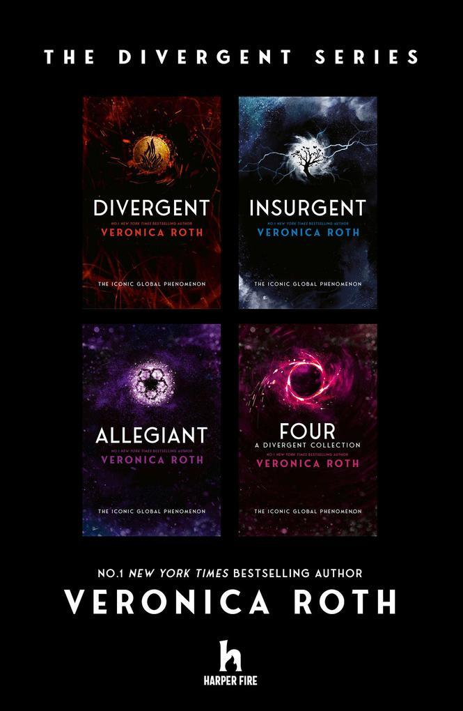 Divergent Series Four-Book Collection (Divergent, Insurgent, Allegiant, Four)