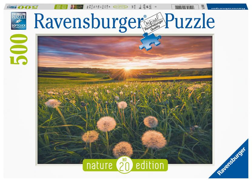 Ravensburger Puzzle - Pusteblumen im Sonnenuntergang - Nature Edition 500 Teile