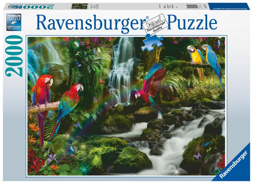 Ravensburger - Bunte Papageien im Dschungel, 2000 Teile