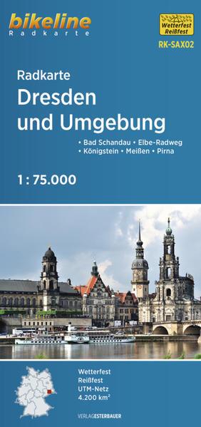 Radkarte Dresden und Umgebung 1 : 75.000 (RK-SAX02)