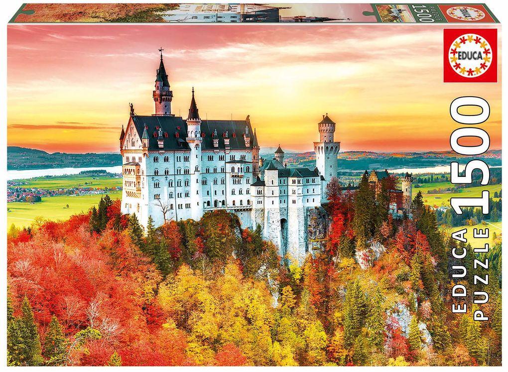 Educa - Neuschwanstein Herbst 1500 Teile Puzzle