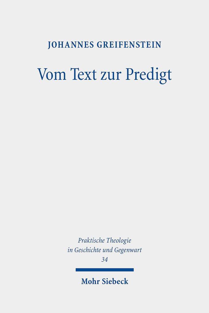 Vom Text zur Predigt