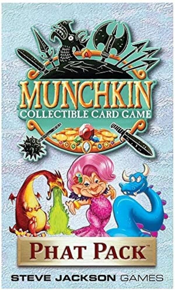 Pegasus SJG04511 - Steve Jackson Games, Munchkin CCG: Phat Pack, Collectible Card Game