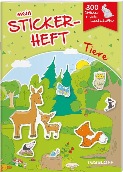 Mein Stickerheft. Tiere