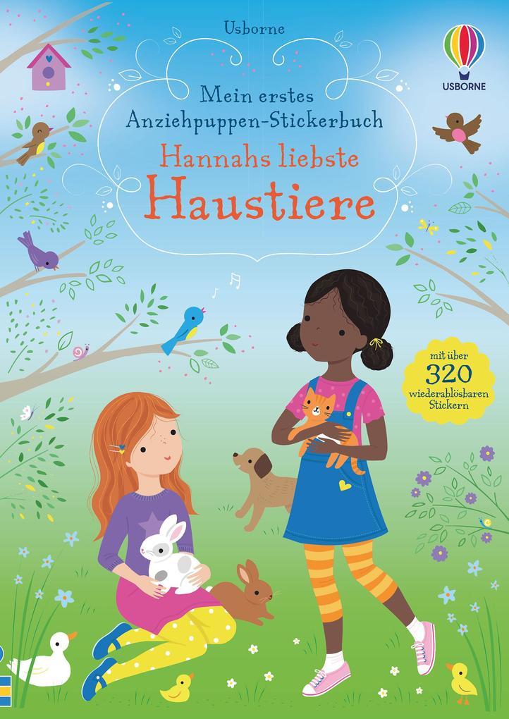 Mein erstes Anziehpuppen-Stickerbuch: Hannahs liebste Haustiere