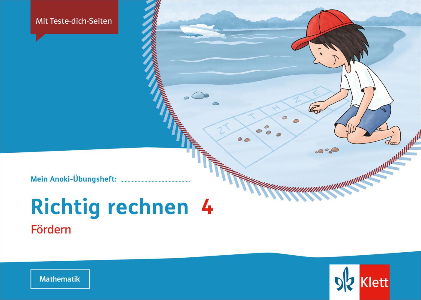 Mein Anoki-Übungsheft. Richtig Rechnen 4. Fördern. Übungsheft Klasse 4