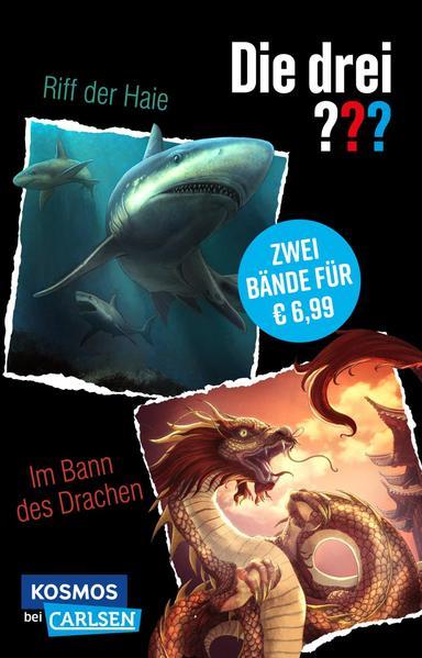 Die drei ???: Doppelband - Enthält die Bände: Die drei ??? und das Riff der Haie / Im Bann des Drachen