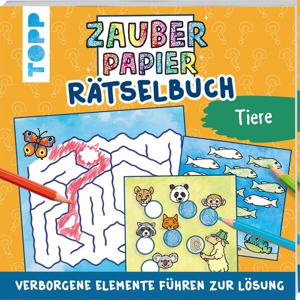 Zauberpapier Rätselbuch Tiere