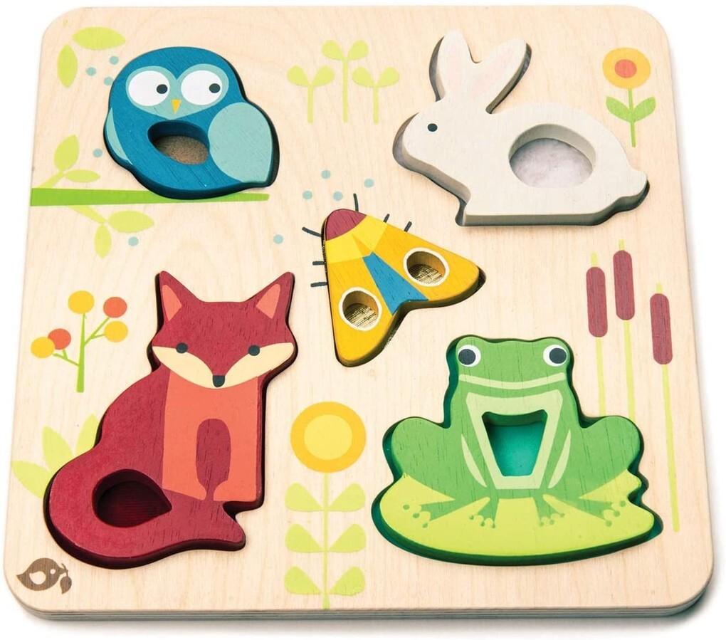 Tender leaf Toys - Puzzle Tiere 5 Teile