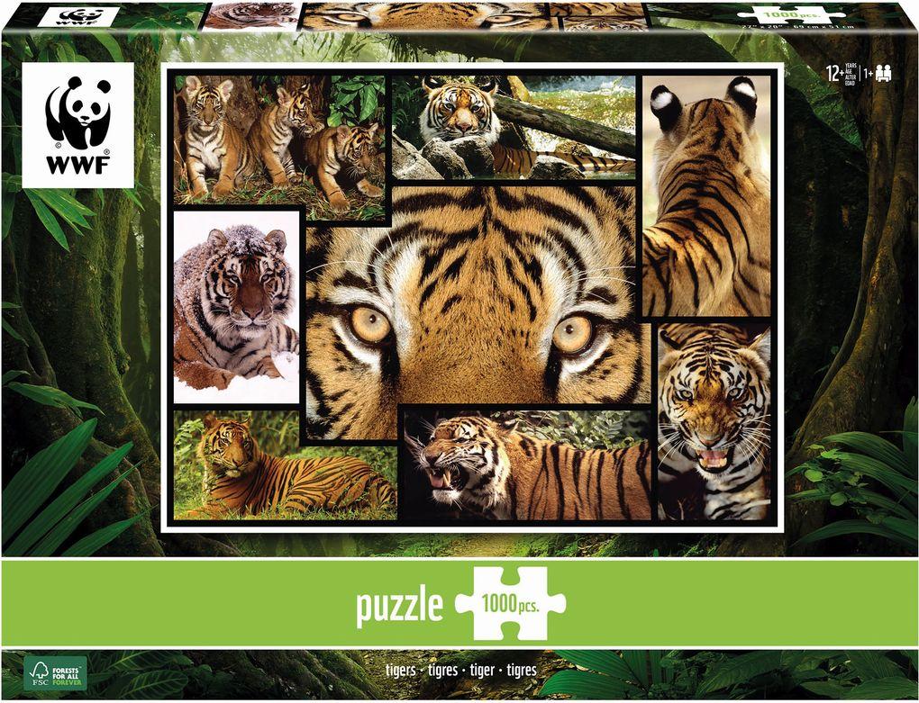 WWF Puzzle 7230058 - Tiger, Puzzle, 1000 Teile