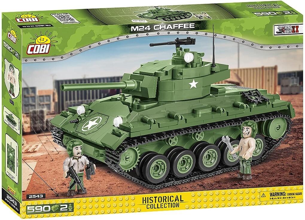 COBI 2543 - Historical Collection, M24 Chaffee, Panzer, Bauset