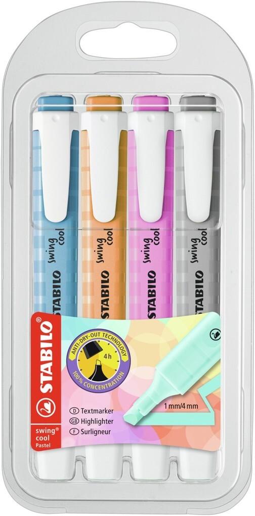 STABILO Marker swing cool Pastel 4er Set