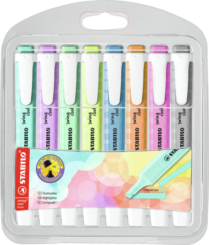 STABILO Marker swing cool Pastel 8er Set