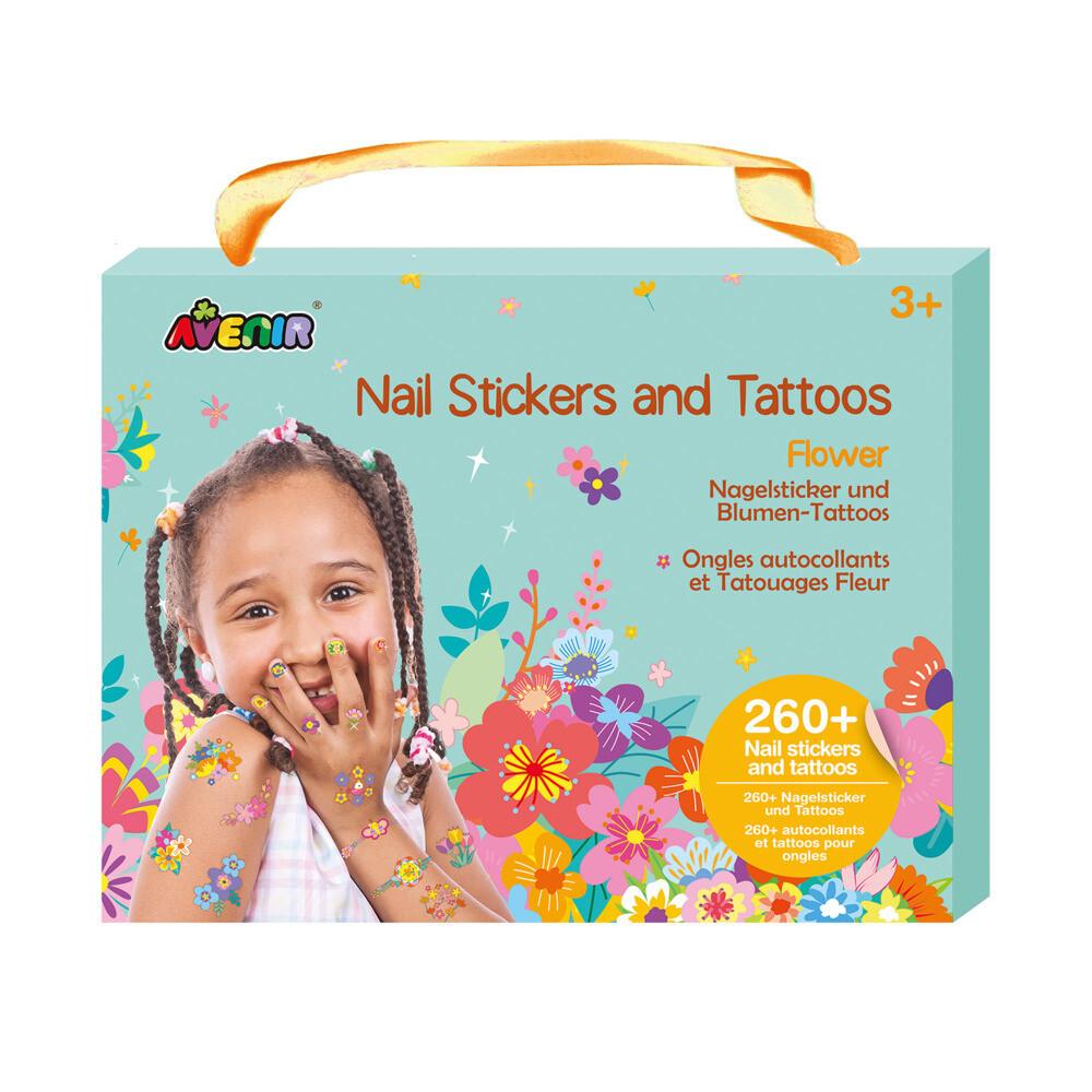 Avenir - Nagelsticker & Tattoos Blumen