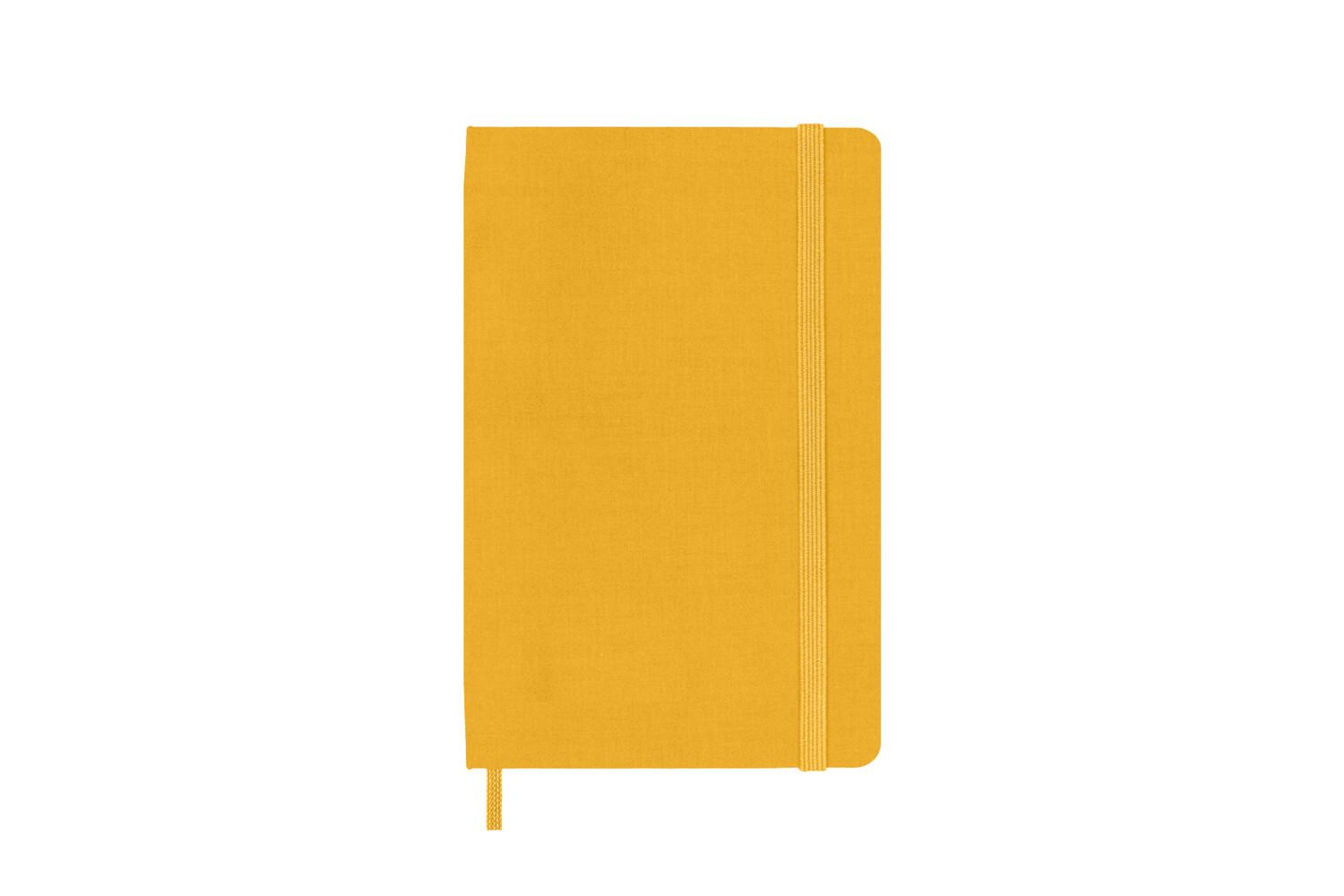 Moleskine Notizbuch - Color, Pocket/A6, Liniert, Stoffeinband, Orangegelb