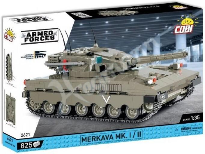 COBI 2621 - Armed Forces, Merkava MK.I/II, Panzer, 825 Klemmbausteine