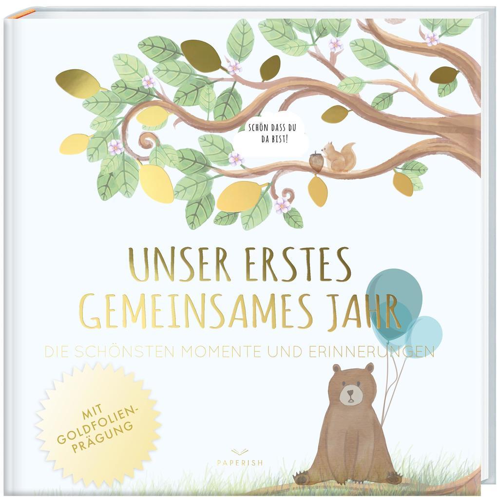 Babyalbum - UNSER ERSTES GEMEINSAMES JAHR (blau)