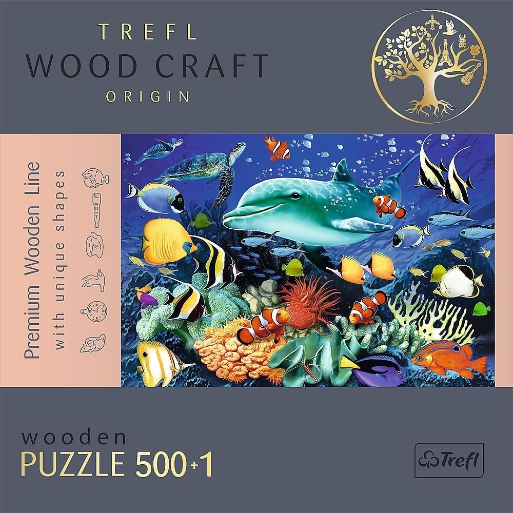 Trefl - Holzpuzzle 500+1 - Meeresleben