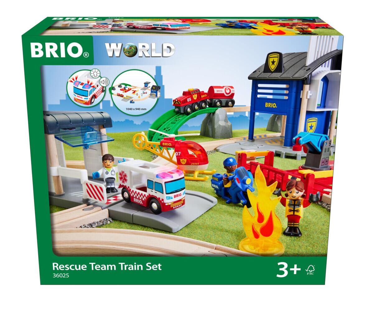 BRIO - Polizei und Feuerwehr Set Deluxe