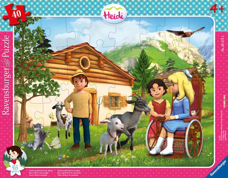 Ravensburger Kinderpuzzle 05572 - Clara besucht Heidi