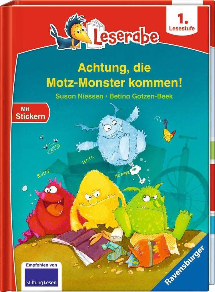 Achtung, die Motz-Monster kommen! - Leserabe 1. Klasse - Erstlesebuch für Kinder ab 6 Jahren