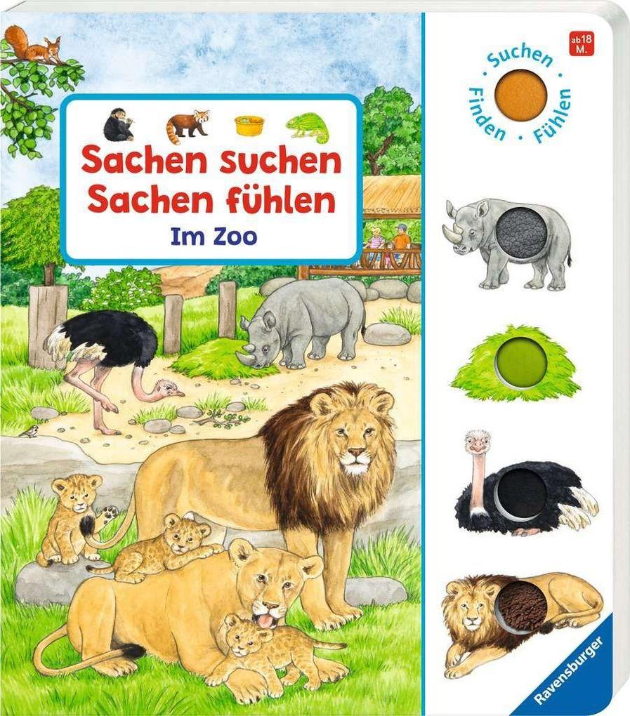 Sachen suchen, Sachen fühlen: Im Zoo: Suchen, finden, fühlen