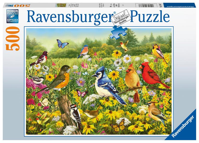 Ravensburger Puzzle 16988 Vogelwiese 500 Teile Puzzle