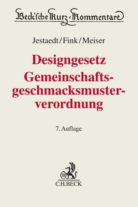 Designgesetz, Gemeinschaftsgeschmacksmusterverordnung