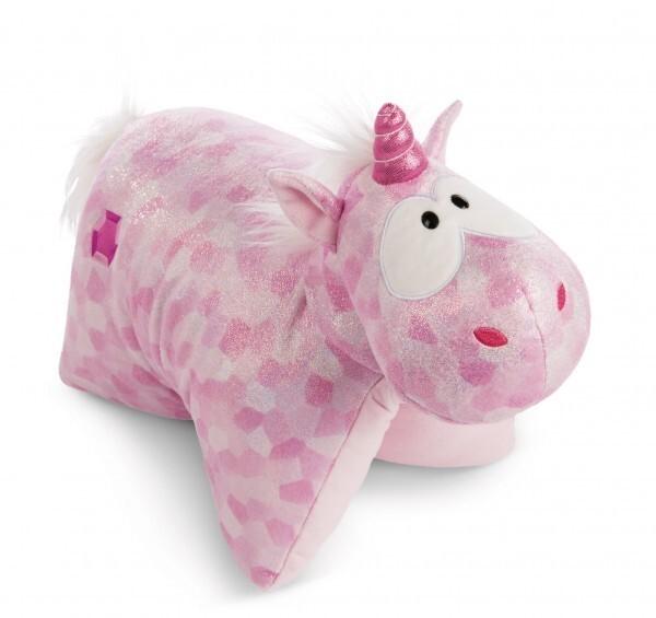 NICI - Theodor & Friends - Kuscheltierkissen Einhorn Pink Diamond 40x30cm