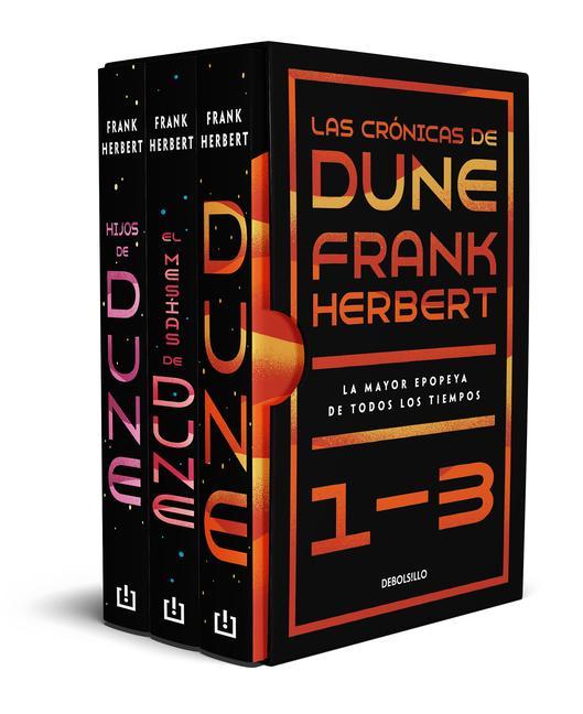 Estuche Las Crónicas de Dune: Dune, El Mesías de Dune E Hijos de Dune / Frank Herbert's Dune Saga 3-Book Boxed Set: Dune, Dune Messiah, and Children o