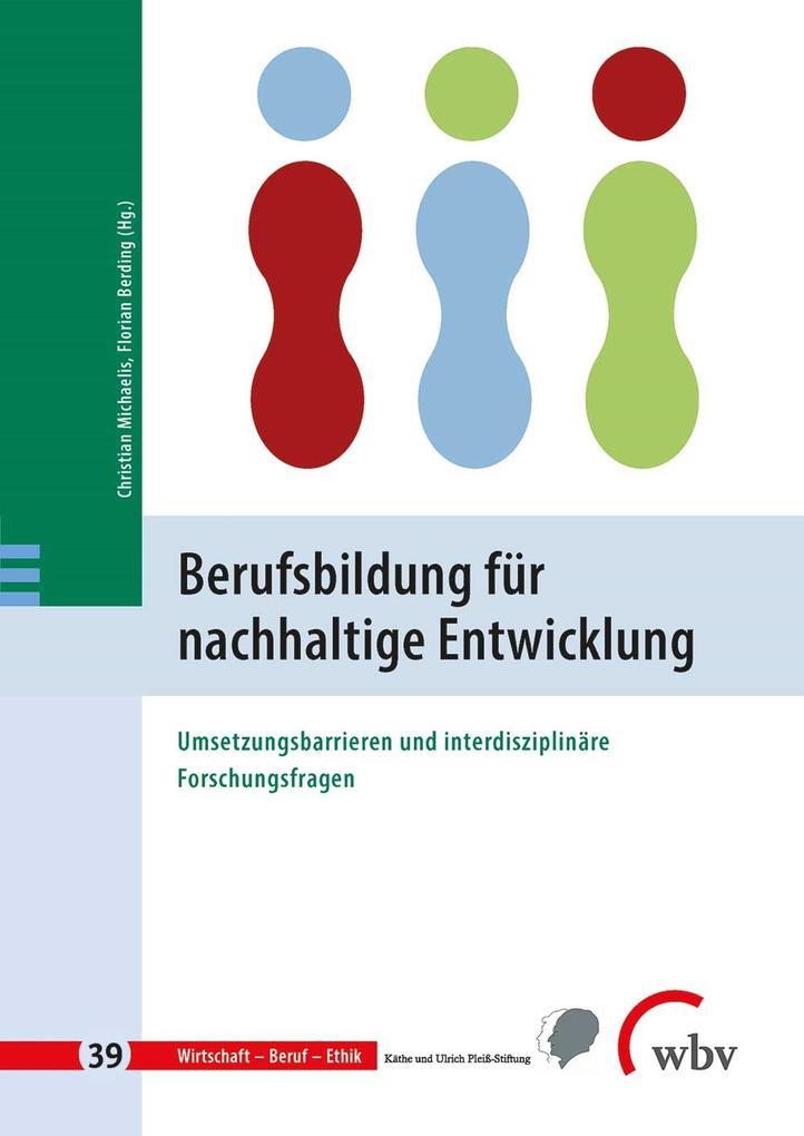 Berufsbildung für nachhaltige Entwicklung