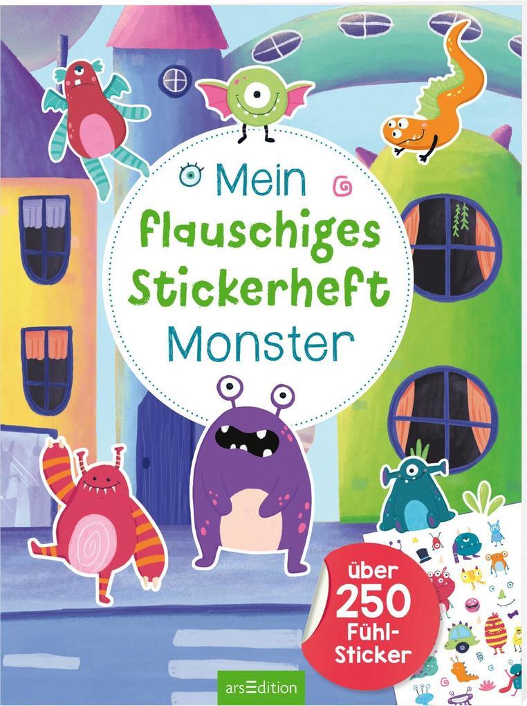 Mein flauschiges Stickerheft - Monster