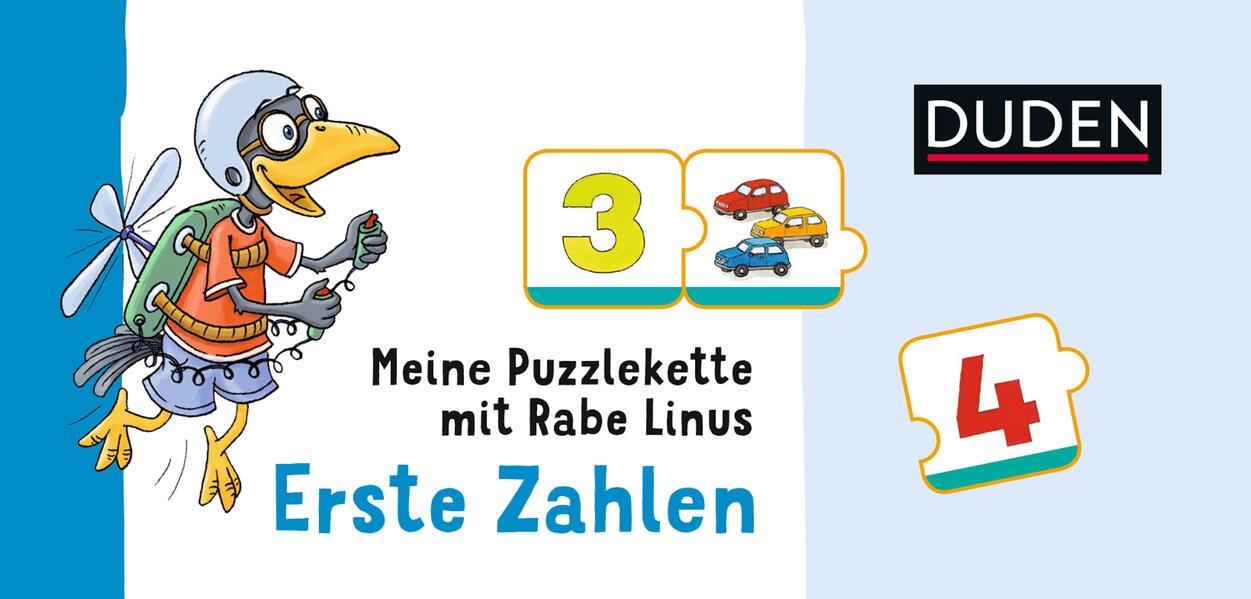 Duden: Meine Puzzlekette mit Rabe Linus - Erste Zahlen VE 3