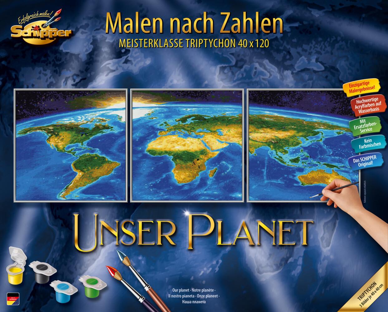 Schipper Malen nach Zahlen - Unser Planet (Tript.)