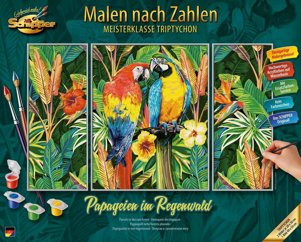 Schipper Malen nach Zahlen - Papageien im Regenwald (Tripty)