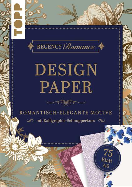 Regency Romance Design Paper Block A6