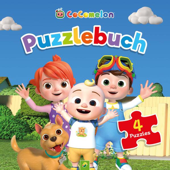 CoComelon Puzzlebuch. Mit 4 Puzzles zu je 12 Teilen