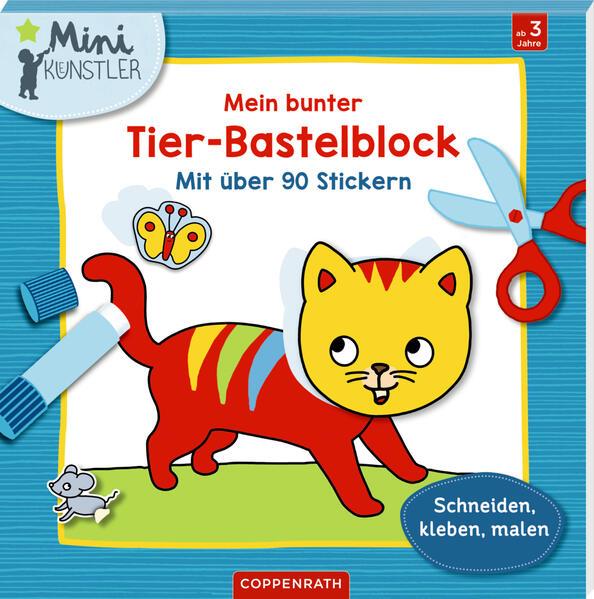 Mein bunter Tier-Bastelblock