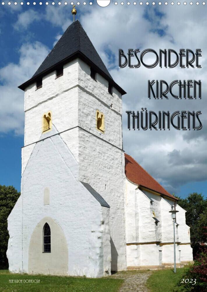 Besondere Kirchen Thüringens (Wandkalender 2023 DIN A3 hoch)