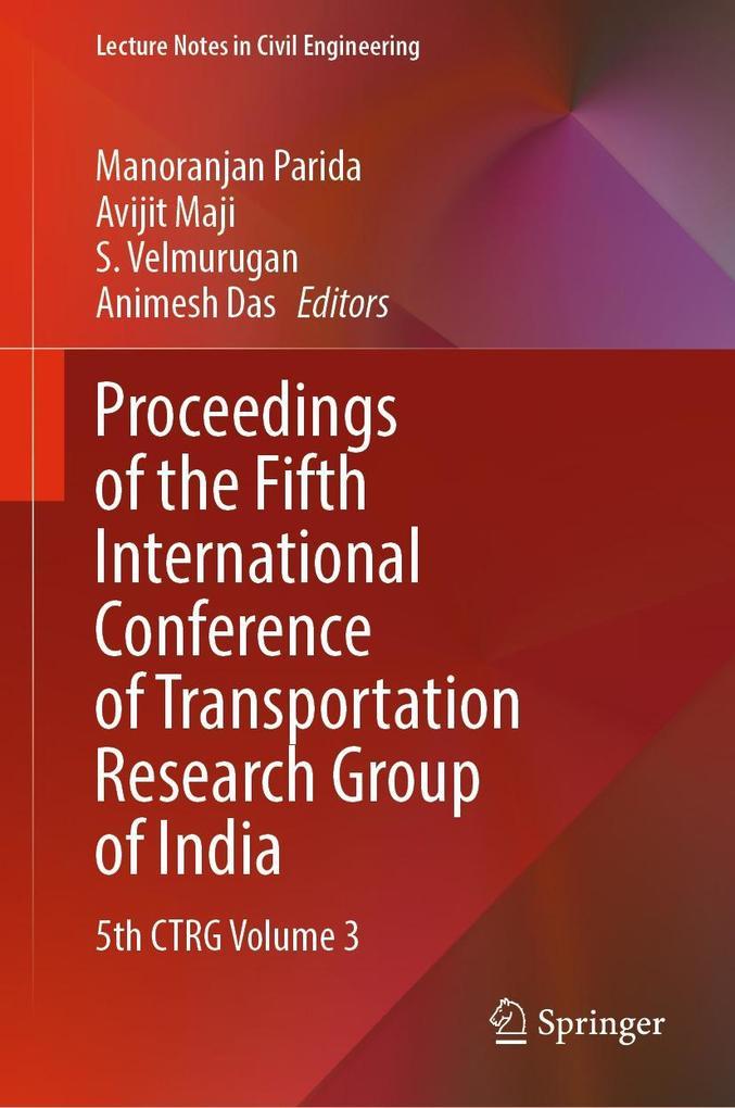 Proceedings of the Fifth International Conference of Transportation Research Group of India