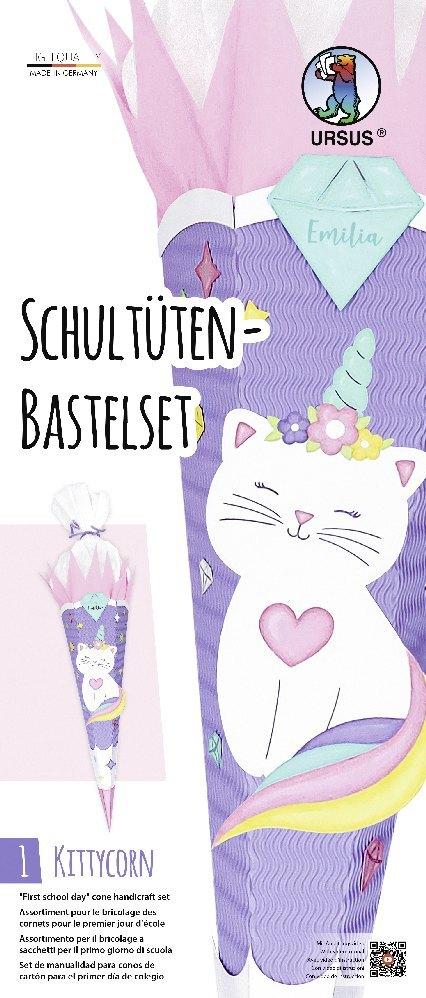 URSUS Schultüten-Bastelsets Schultüten-Bastelset Kittycorn