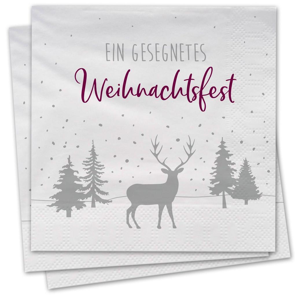 Ein gesegnetes Weihnachtsfest - Servietten