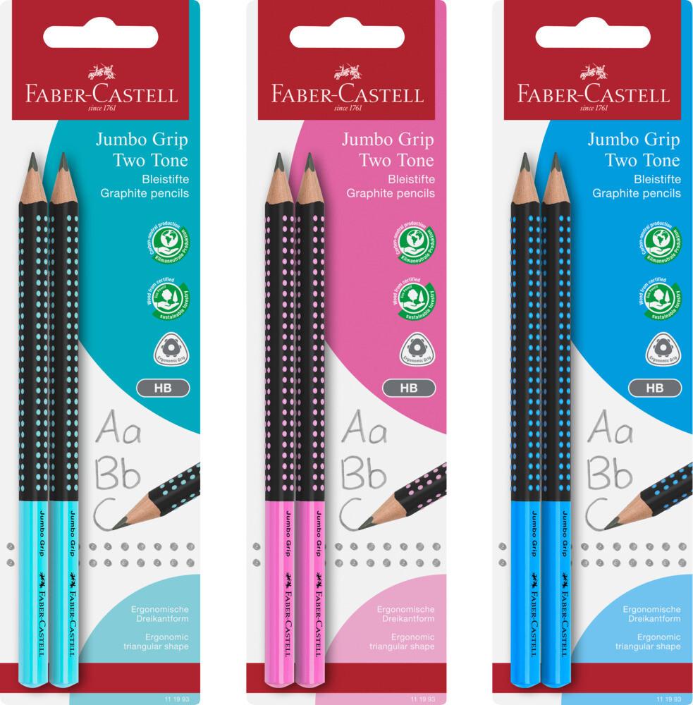 Faber-Castell Bleistift Jumbo Grip Two Tone 2xBS BK