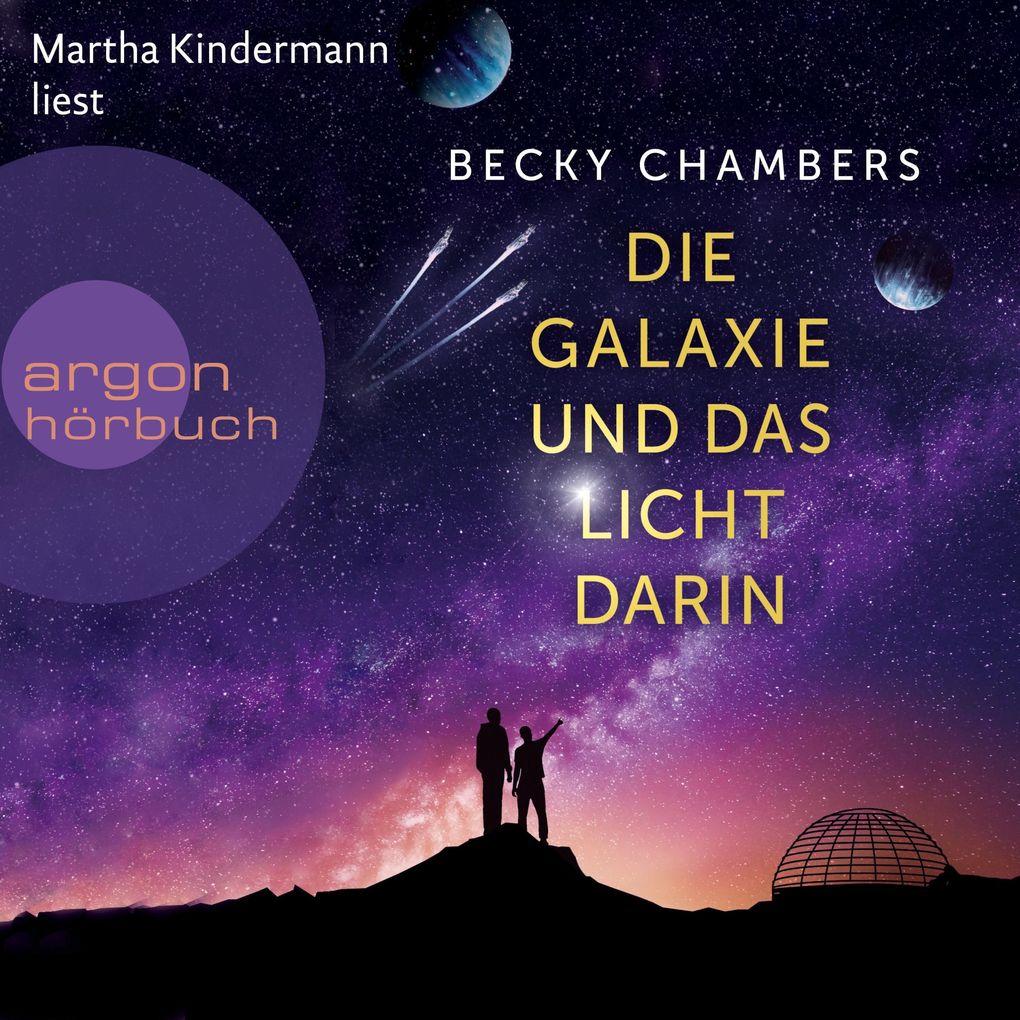 Die Galaxie und das Licht darin