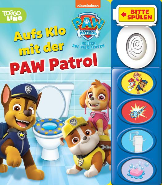 PAW Patrol - Aufs Klo mit der PAW Patrol - Mein Klo-Soundbuch - Pappbilderbuch mit Klospülung und 8