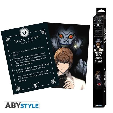 DEATH NOTE 2er Set Chibi Posters Light & Death Note (52x38)