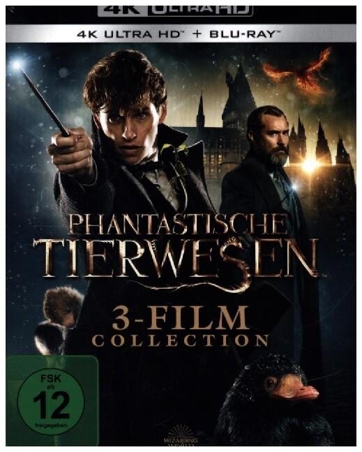 Phantastische Tierwesen 3-Film Collection 4K, 3 UHD-Blu-ray + 3 Blu-ray, 3 Blu Ray Disc